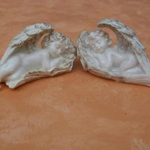 2 himmlische Engel auf Flügel