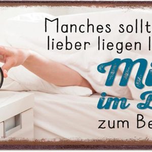 Magnetbild ''Im Bett liegen'', 1 Stück