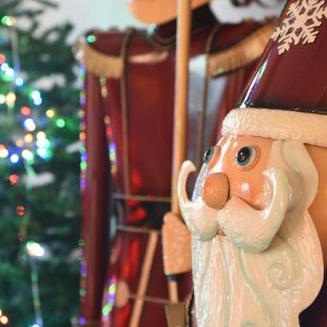 EUROPALMS Nikolaus, Metall, 195cm, rot