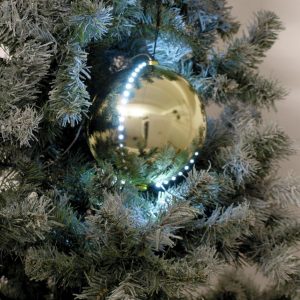 EUROPALMS LED Snowball 15cm, gold