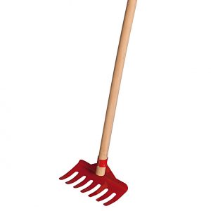 TURK Rechen mit Stiel 70cm farbig sortiert