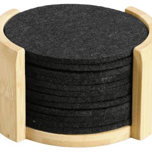 KESPER Untersetzer Filz/Bambus 12er Pack