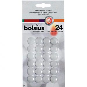 BOLSIUS 24 Haftklebeplättchen auf Karte