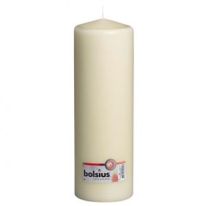 BOLSIUS Stumpenkerze 30x9,8 cm elfenbein