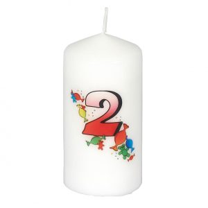 Geburtstagskerze '2'