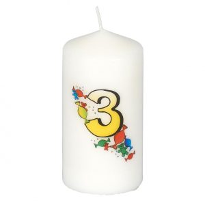 Geburtstagskerze '3'