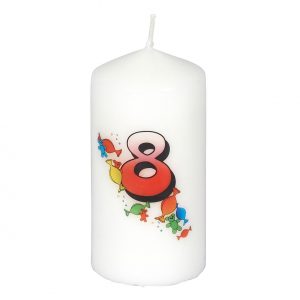 Geburtstagskerze '8'
