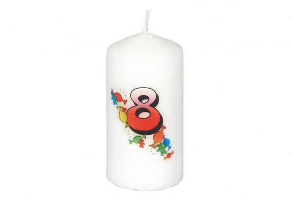 Geburtstagskerze '8'
