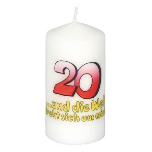 Geburtstagskerze '20'