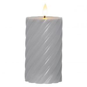 STAR TRADING LED-Echtwachs-Kerze 'Flamme Swirl'