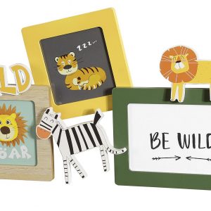 Galerierahmen 'Zebra & Löwe' sortiert