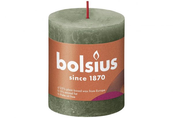 BOLSIUS Stumpenkerze 'Rustiko Shine'