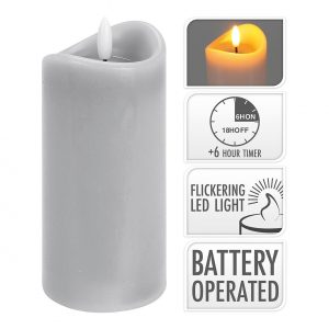 LED Kerze mit Echtwachseffekt