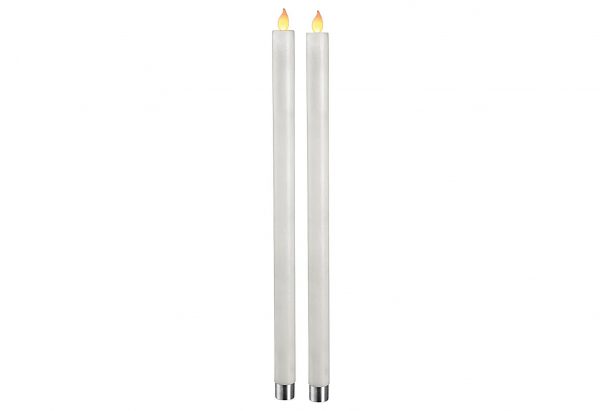 STAR TRADING LED-Stabkerze 'Twinkle' 2er Set