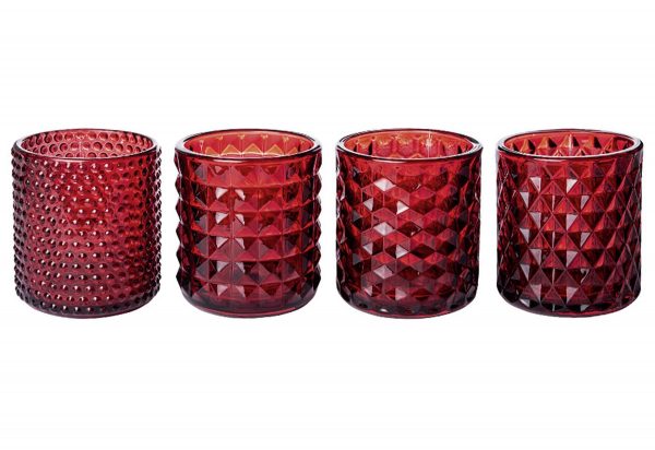 Sandra Rich Teelichtleuchten 'Style' 4er Set
