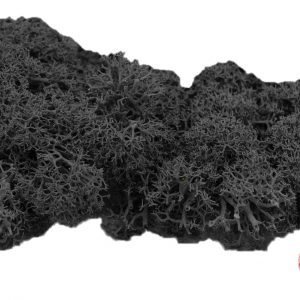 Muwse Islandmoos Dunkelgrau 10 g händisch gerupft Osternest Weihnachtskrippe