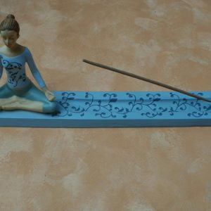 Räucherstäbchenhalter Yoga-Frau