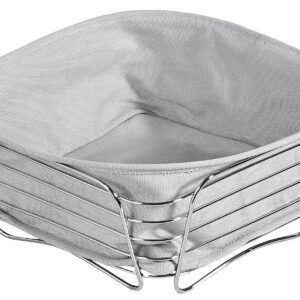KESPER Brot- und Obstkorb Metall/Textil