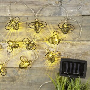 HI LED Solar Lichterkette 'Bienen' inkl. 1x AA Batterie