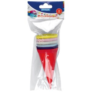 Deko-Schultüten 6er Pack 6 Stück