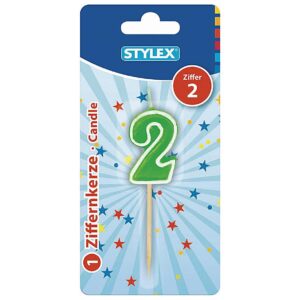 Zahlenkerze Ziffer '2'