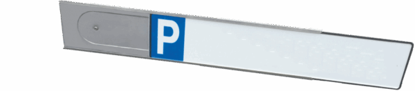 Parkschild- Halterung für Wandbefestigung aus Edelstahl für KFZ - Schild/Kennzeichen – Bild 5