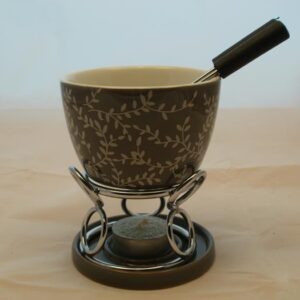 Fondue Set Metall Keramik I