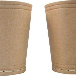 Leder-Würfelb. nat. 8,5 cm
