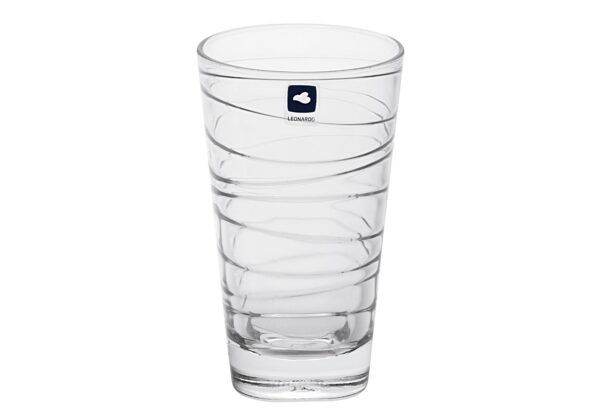 LEONARDO Longdrinkbecher Vario Struttura 280 ml 12,5cm klar, 1 Stück